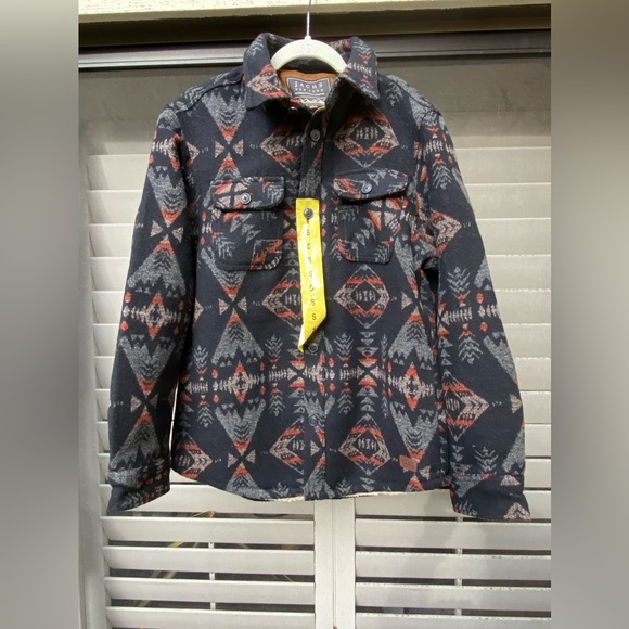 NWT Jachs  New York Wool Blend Jacket Aztec Print Size S - Picture 13 of 13